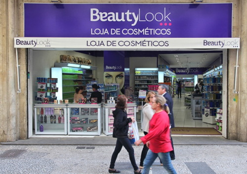 People shop in BeautyLook in Sao Paulo. With 21.2 million people Sao Paulo...