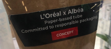 L'Oréal and Albéa create paper-based cosmetic tube