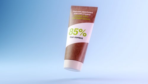 Stora Enso unveils cosmetic tube made of 85% paperboard fibers