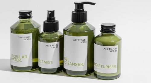 Skincare brand Necessary Good runs on glass packaging and compostable refills